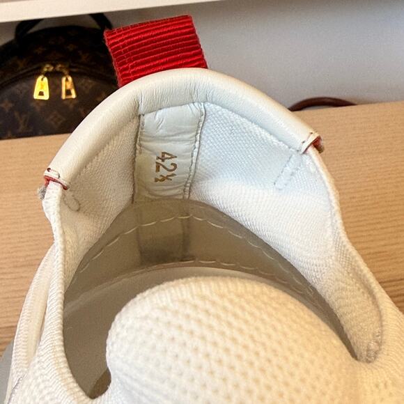 Christian Louboutin Arpoador White Leather Drawstring Low Top Sneakers 42.5 main image 12